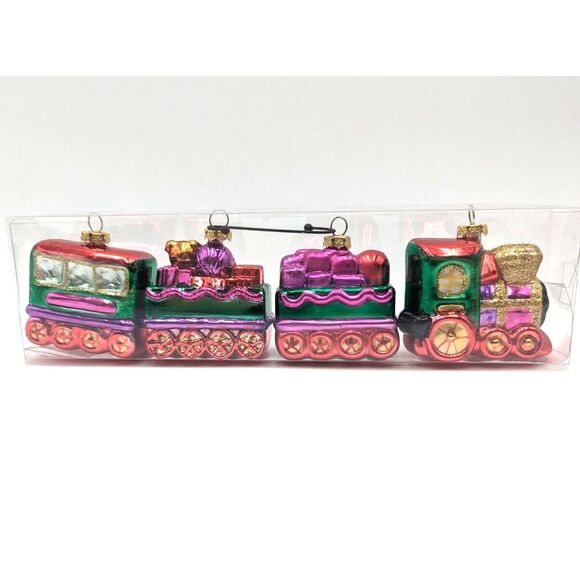 Train Set Christmas‎ Ornament Shatterproof - Picture 6 of 10